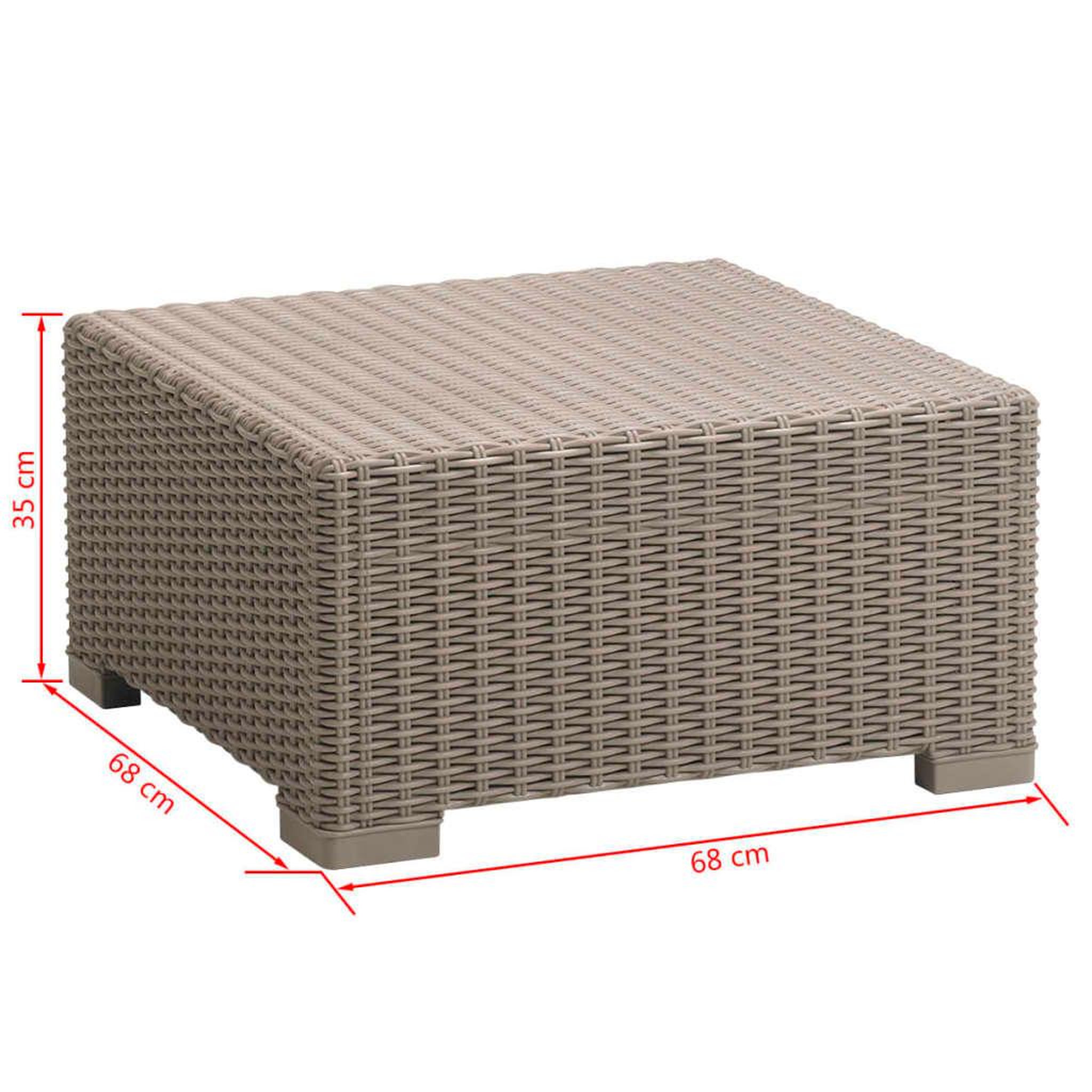 Voir la diapositive 6 : Keter Keter Table d'exterieur California Cappuccino 198074