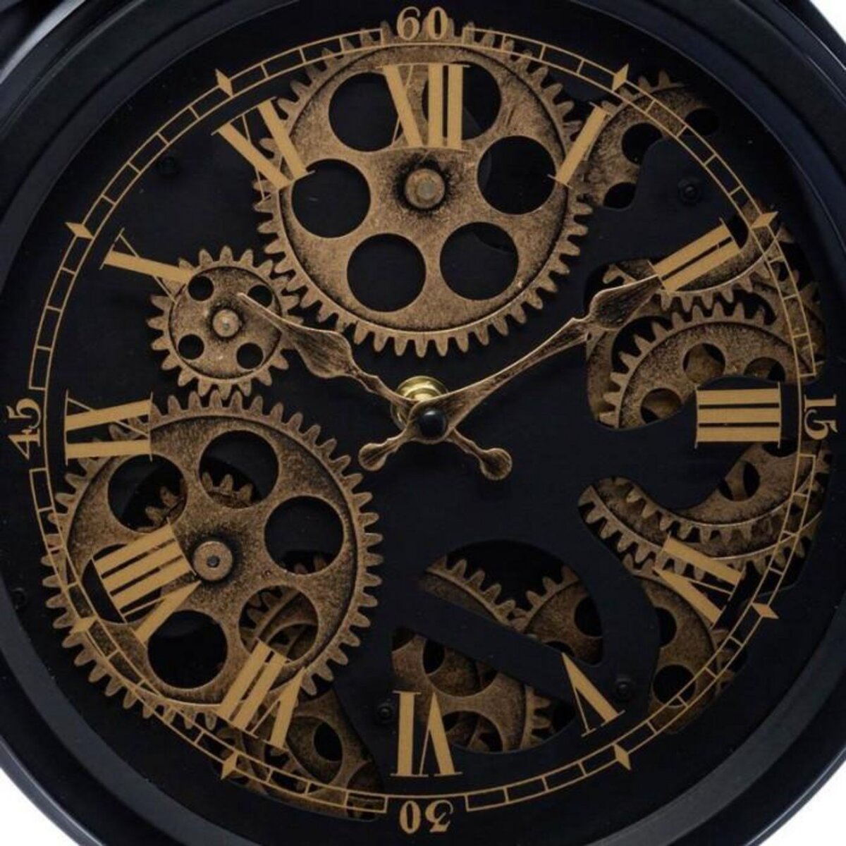 ATMOSPHERA Horloge à Poser en Métal  Janis  33cm Noir