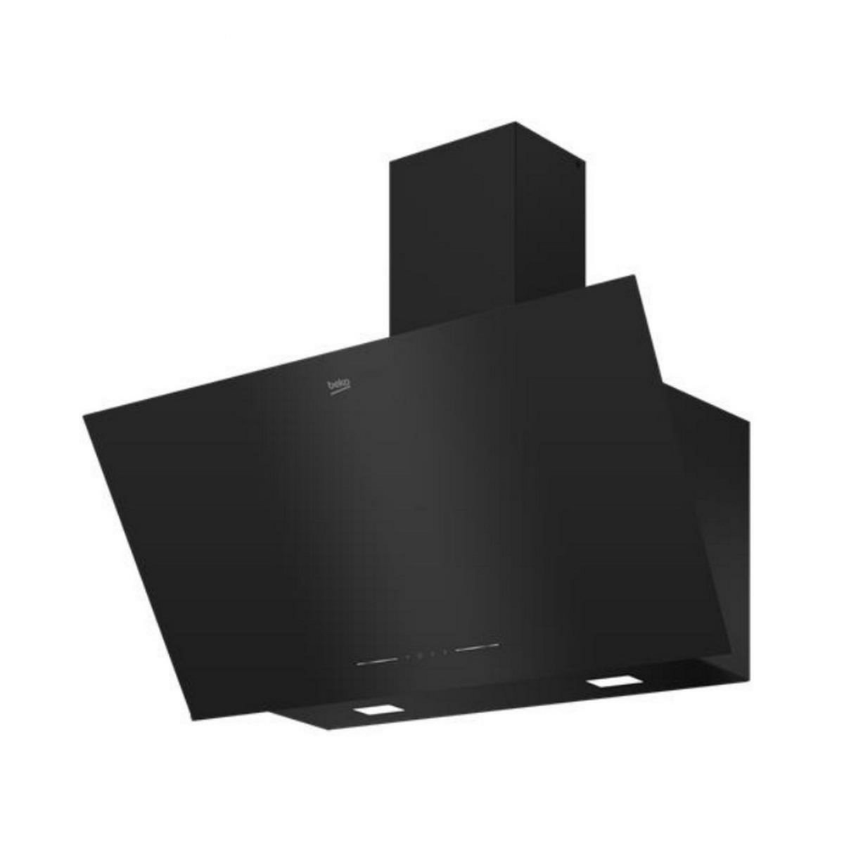Beko Hotte décorative murale 90cm 60db 410m3/h noir - BHCA92442BBH