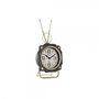 Voir la diapositive 1 : AAAAA Horloge de table DKD Home Decor Noir Doré Verre Fer Vintage 15,5 x 8,5 x 32 cm