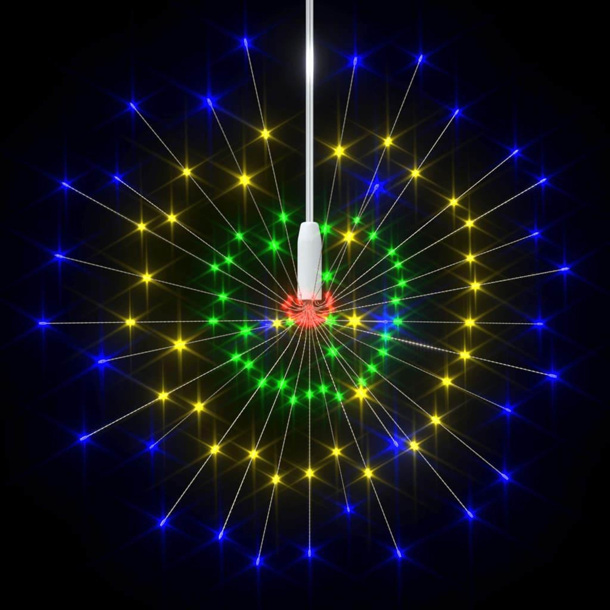 Voir la diapositive 5 : VIDAXL Feux d'artifice noël d'exterieur 4 pcs multicolore 20cm 560 led