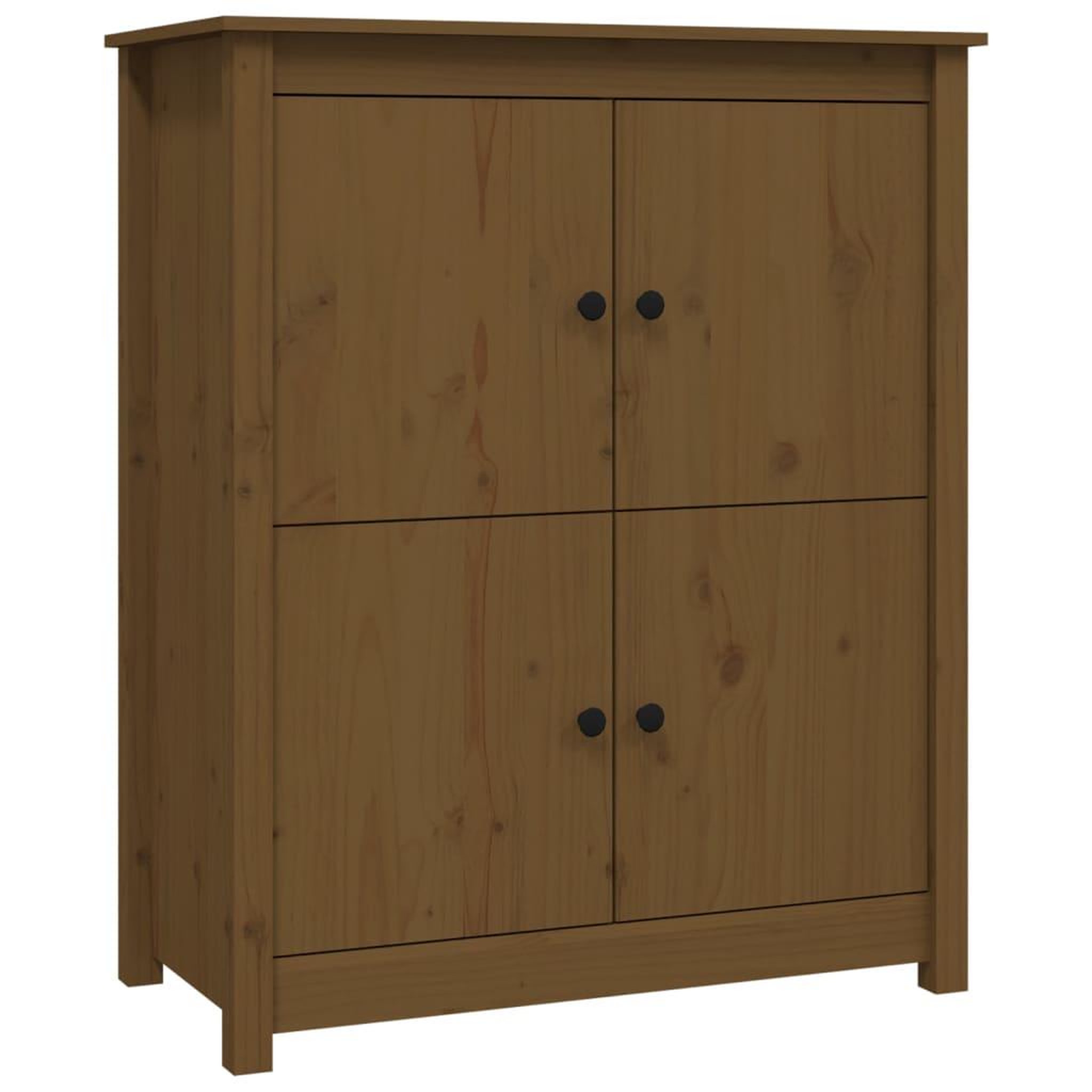Voir la diapositive 2 : VIDAXL Buffet Marron miel 83x41,5x100 cm Bois massif de pin