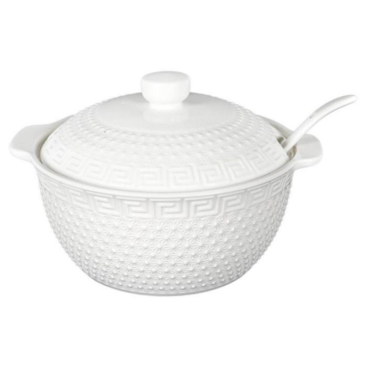 Paris Prix Service à Soupe 8 Pièces  Clélia  42cm Blanc