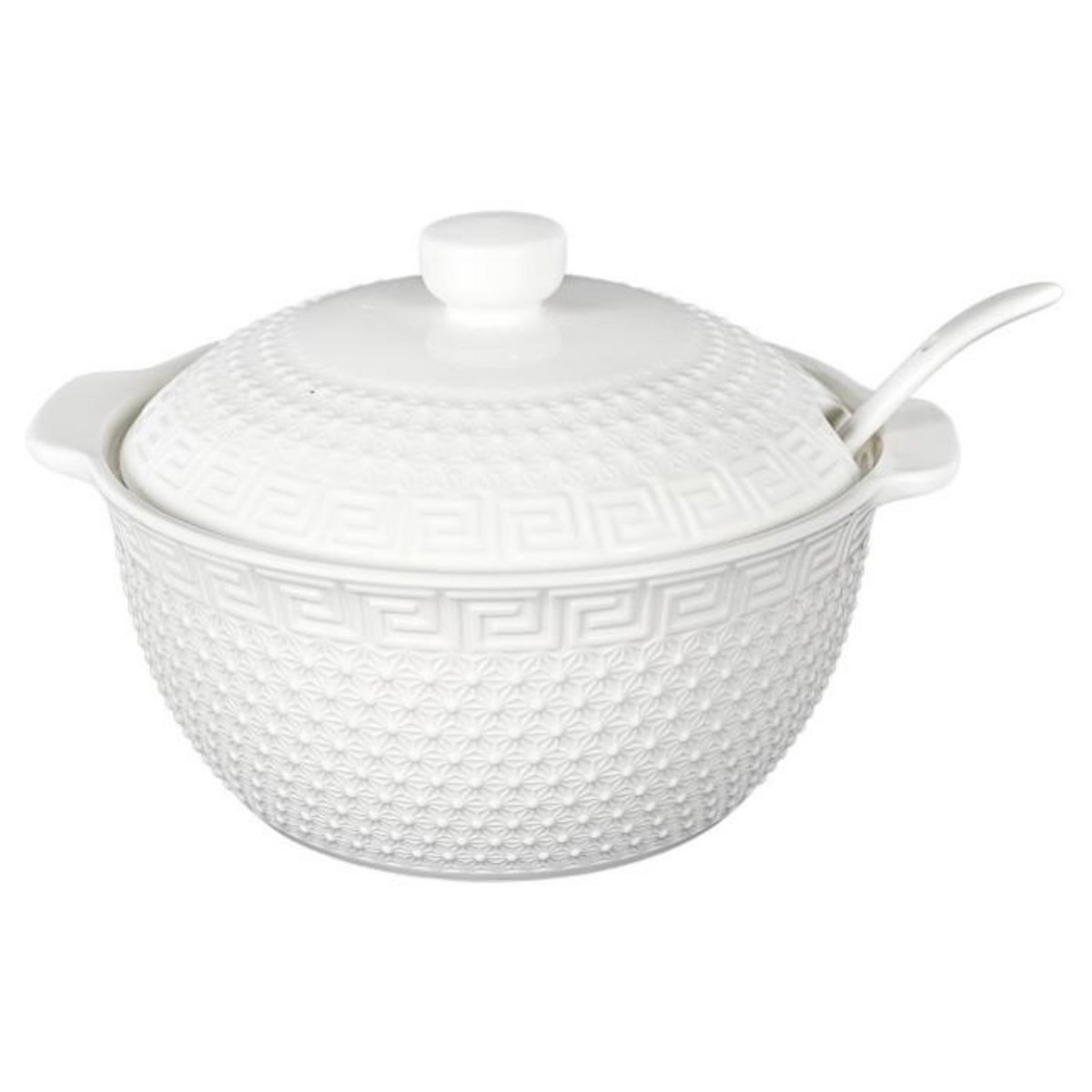 Paris Prix Service à Soupe 8 Pièces  Clélia  42cm Blanc