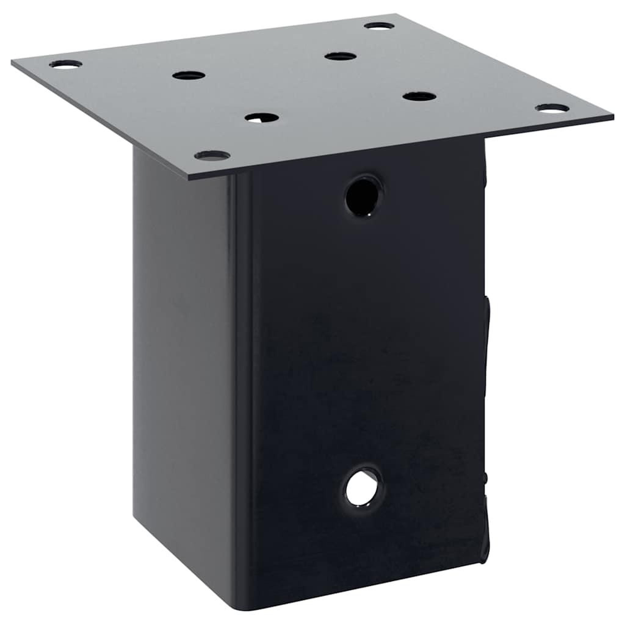 Voir la diapositive 5 : VIDAXL Bases de poteau carrees 4 pcs anthracite 91x91 mm