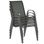 Voir la diapositive 5 : ID MARKET Salon de jardin POLY extensible table 135-270 CM et 12 chaises bois et gris foncé
