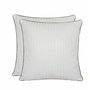 Voir la diapositive 1 : Home collection Lot de 2 oreillers en 100% coton et plume de canard blanc
