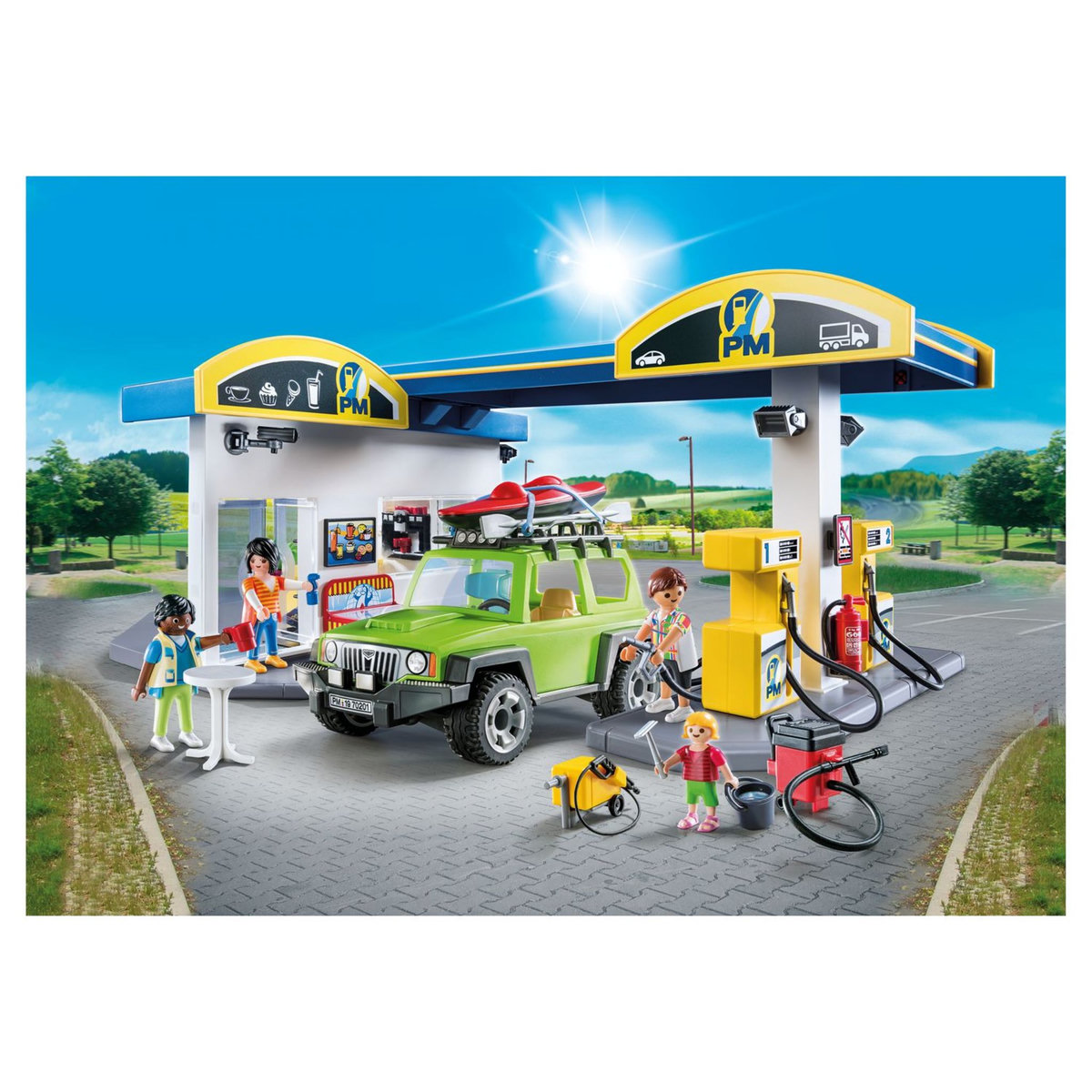 PLAYMOBIL 70201 - City Life - Station essence 