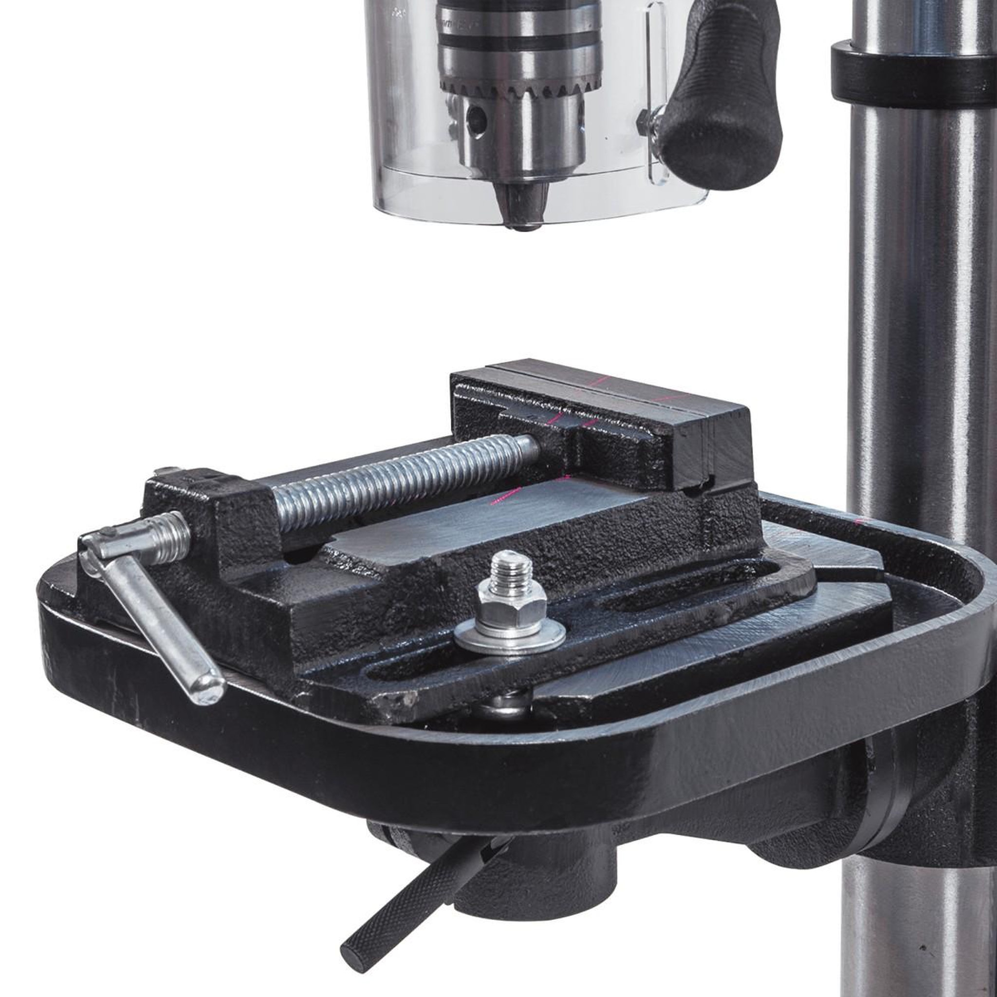 Voir la diapositive 2 : VITO Perceuse à colonne 750w 16mm – variateur 550-2500 tr/min écran digital table inclinable butée de profondeur vito