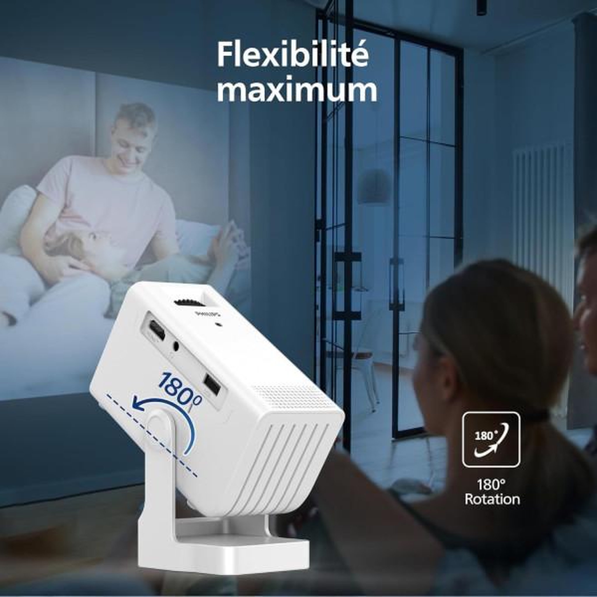 Voir la diapositive 6 : Philips Mini vidéoprojecteur Neopix 140 - HD 720p - Wi-Fi - Jusqu'à 65
