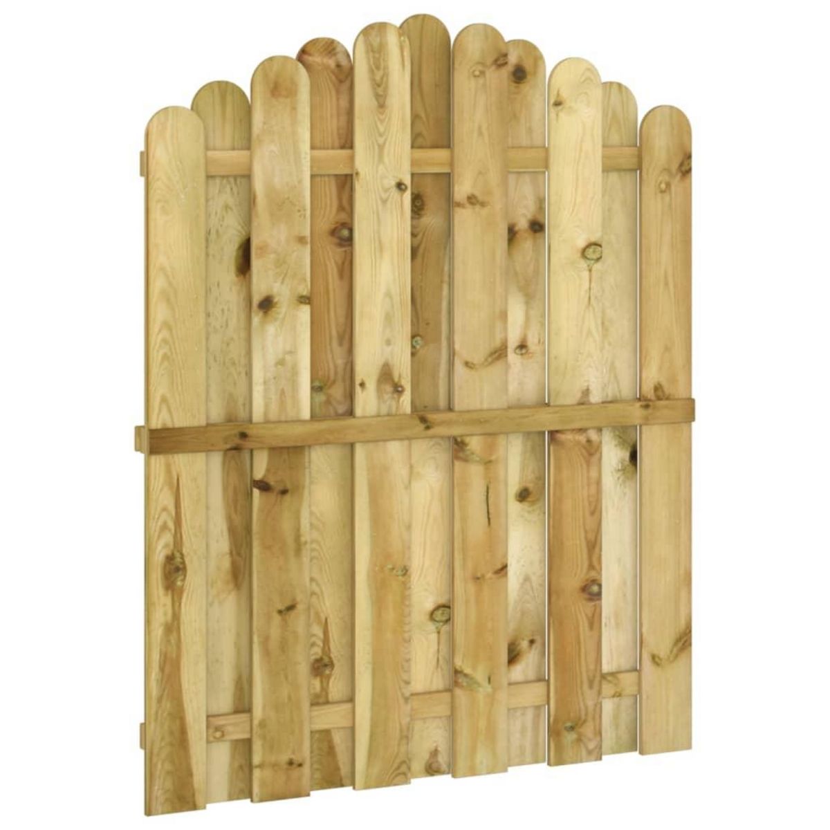 VIDAXL Portail de jardin Bois de pin impregne 100x125 cm