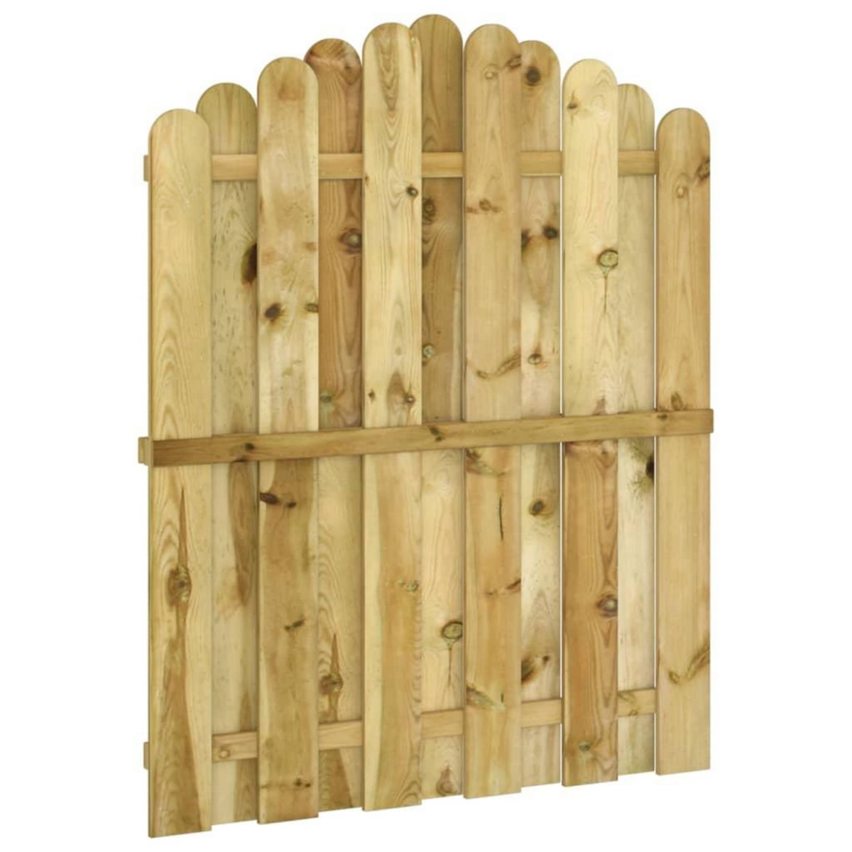VIDAXL Portail de jardin Bois de pin impregne 100x125 cm