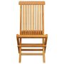 Voir la diapositive 5 : VIDAXL Chaises de jardin avec coussins vert vif lot de 8 Teck massif