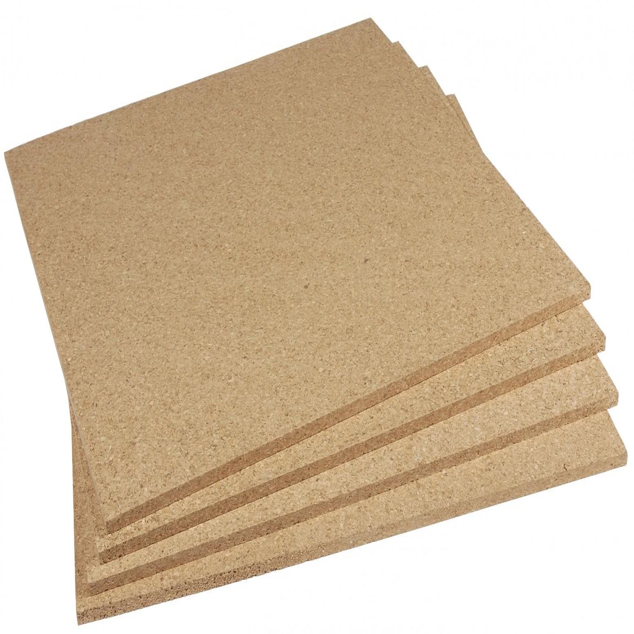 CENTRALE BRICO Carton de 4 plaques liège mur et plafond SDL l.0.5 x L.0.5 m x Ep.10 mm