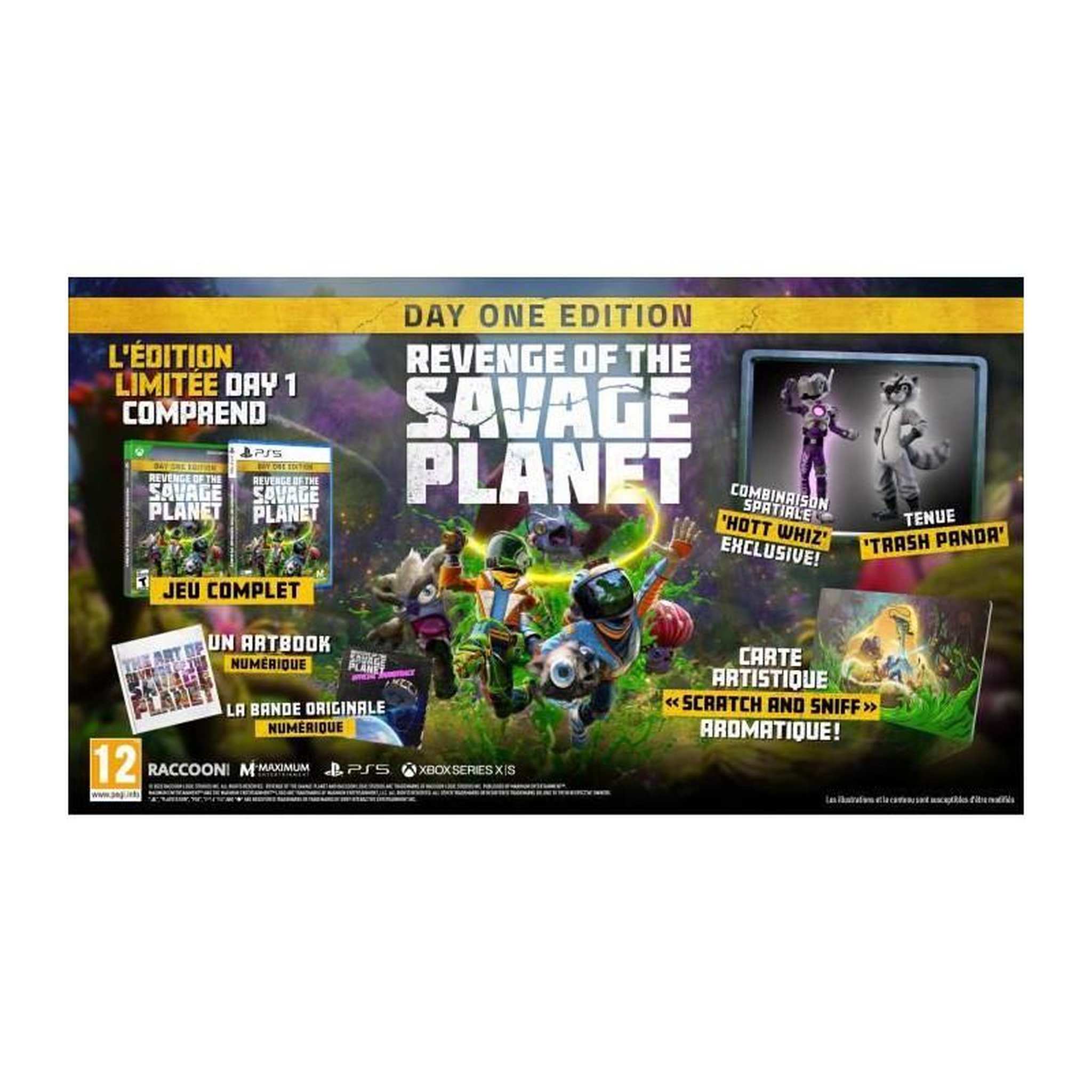Voir la diapositive 2 : Just for games Revenge of the Savage Planet Day One Edition - Jeu PS5