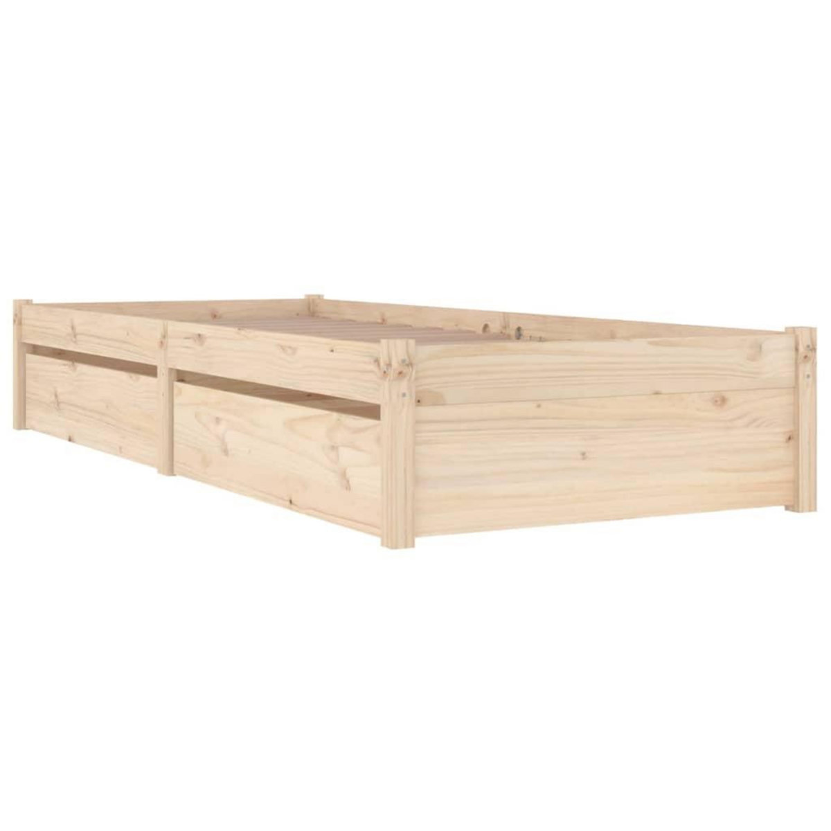 VIDAXL Cadre de lit sans matelas avec tiroirs