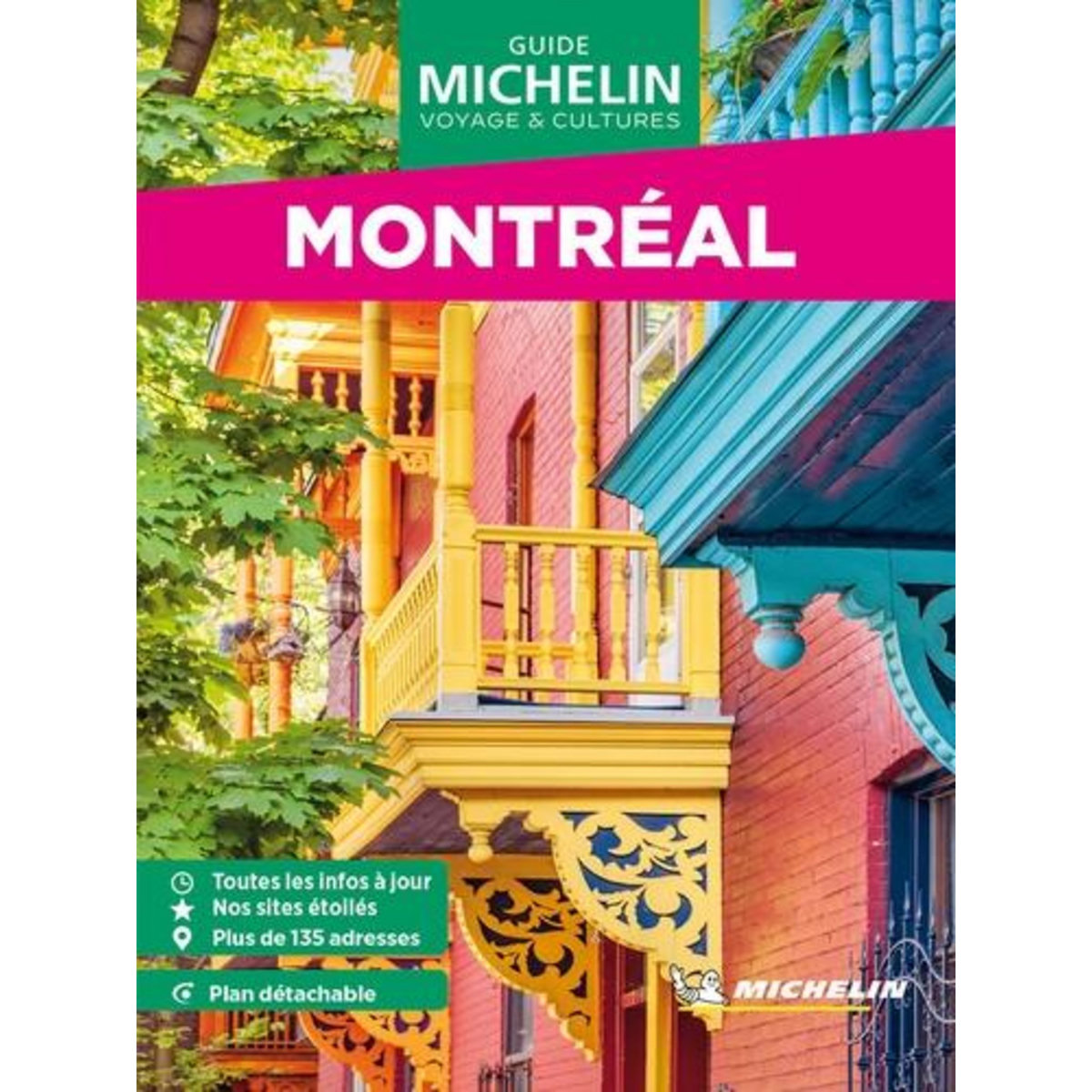 MONTREAL. EDITION 2024. AVEC 1 PLAN DETACHABLE, Michelin