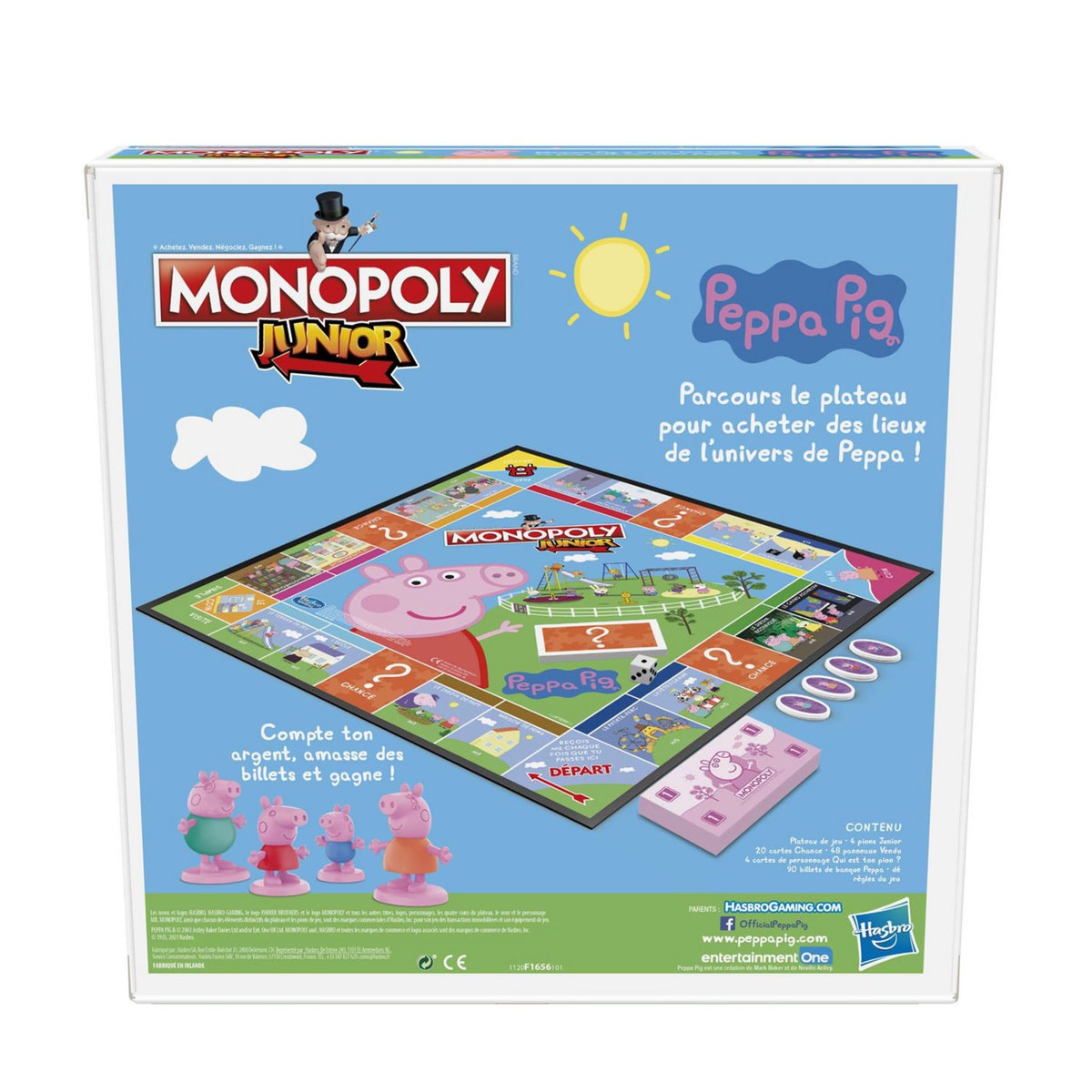 HASBRO Jeu Monopoly Junior édition Peppa Pig