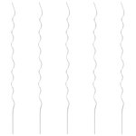 VIDAXL Supports de plantes en spirale 5 pcs Acier galvanise 170 cm