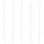 Voir la diapositive 1 : VIDAXL Supports de plantes en spirale 5 pcs Acier galvanise 170 cm