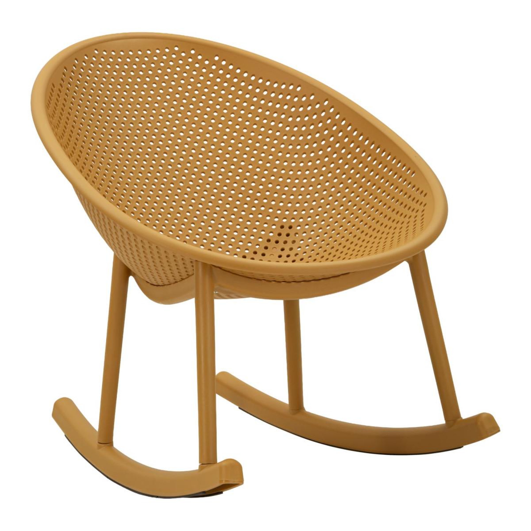 Paris Prix Fauteuil à Bascule  Ibiza  88cm Moutarde