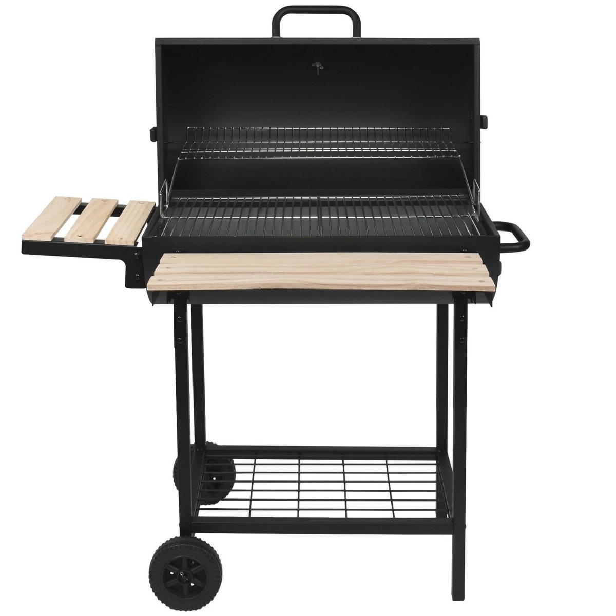Robby Barbecue à charbon 76x33.5cm avec chariot - smoker one xl