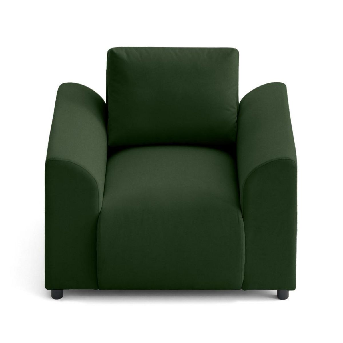 LISA DESIGN Camelia - fauteuil avec poche en velours