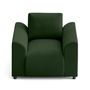 Voir la diapositive 6 : LISA DESIGN Camelia - fauteuil avec poche en velours