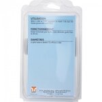 GIRPI Siphon de parcours en pvc à coller, mâle / femelle, D.32