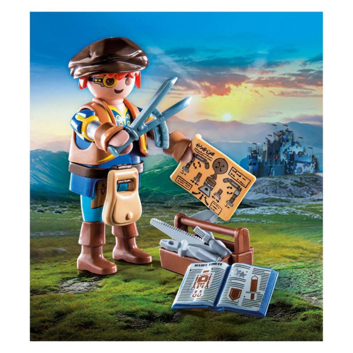 PLAYMOBIL Playmobil Novelmore 71302 Dario et outils