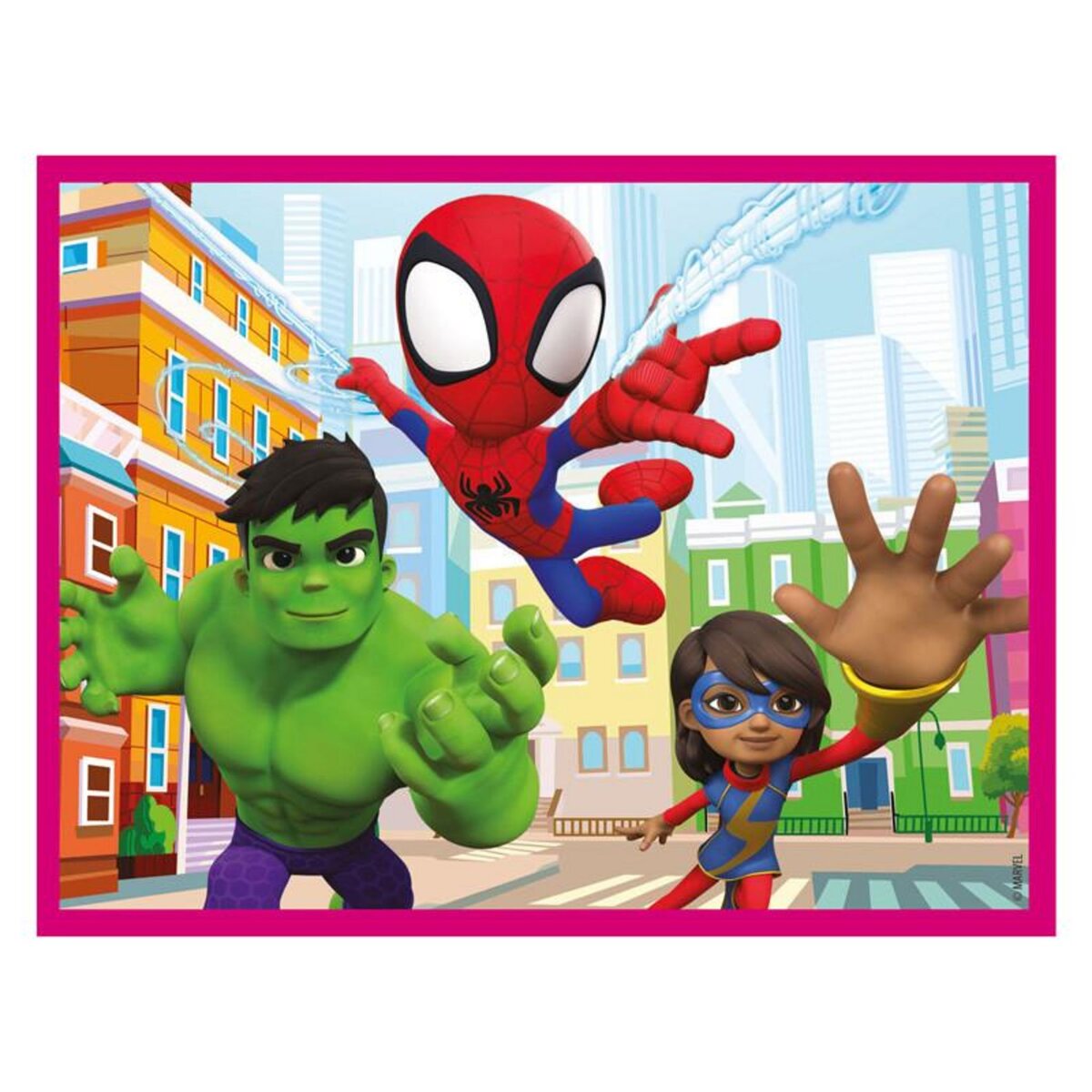 CLEMENTONI Clementoni Block Puzzle Spidey and His Amazing Friends, 12pcs. 41198