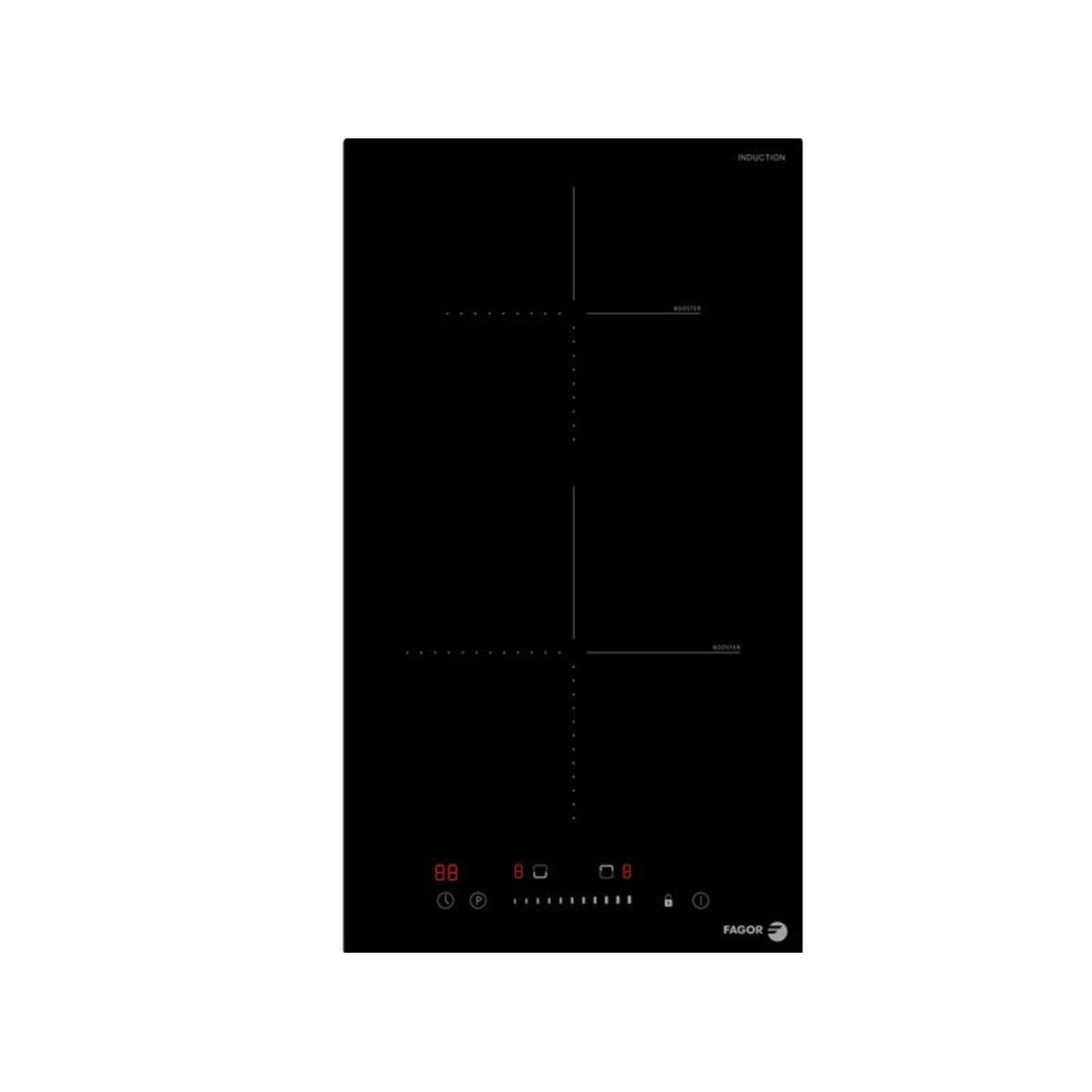 Fagor Table domino induction 29cm 2 feux noir - FAI2527C