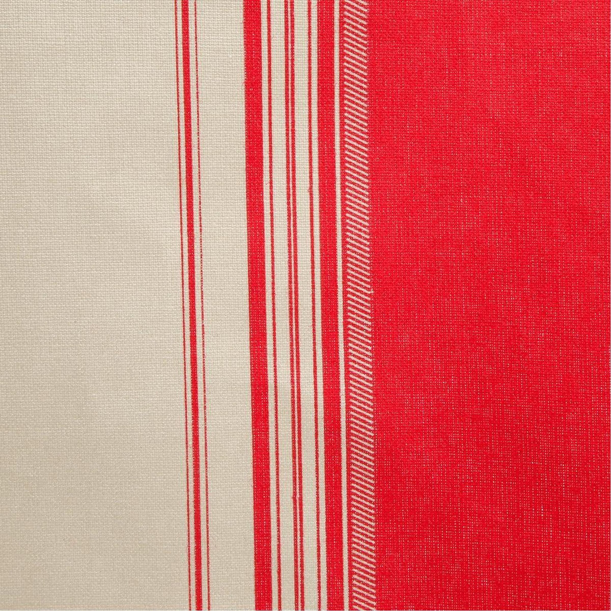 SECRET DE GOURMET Nappe Enduite Antitache  Bistrot  145x240cm Rouge