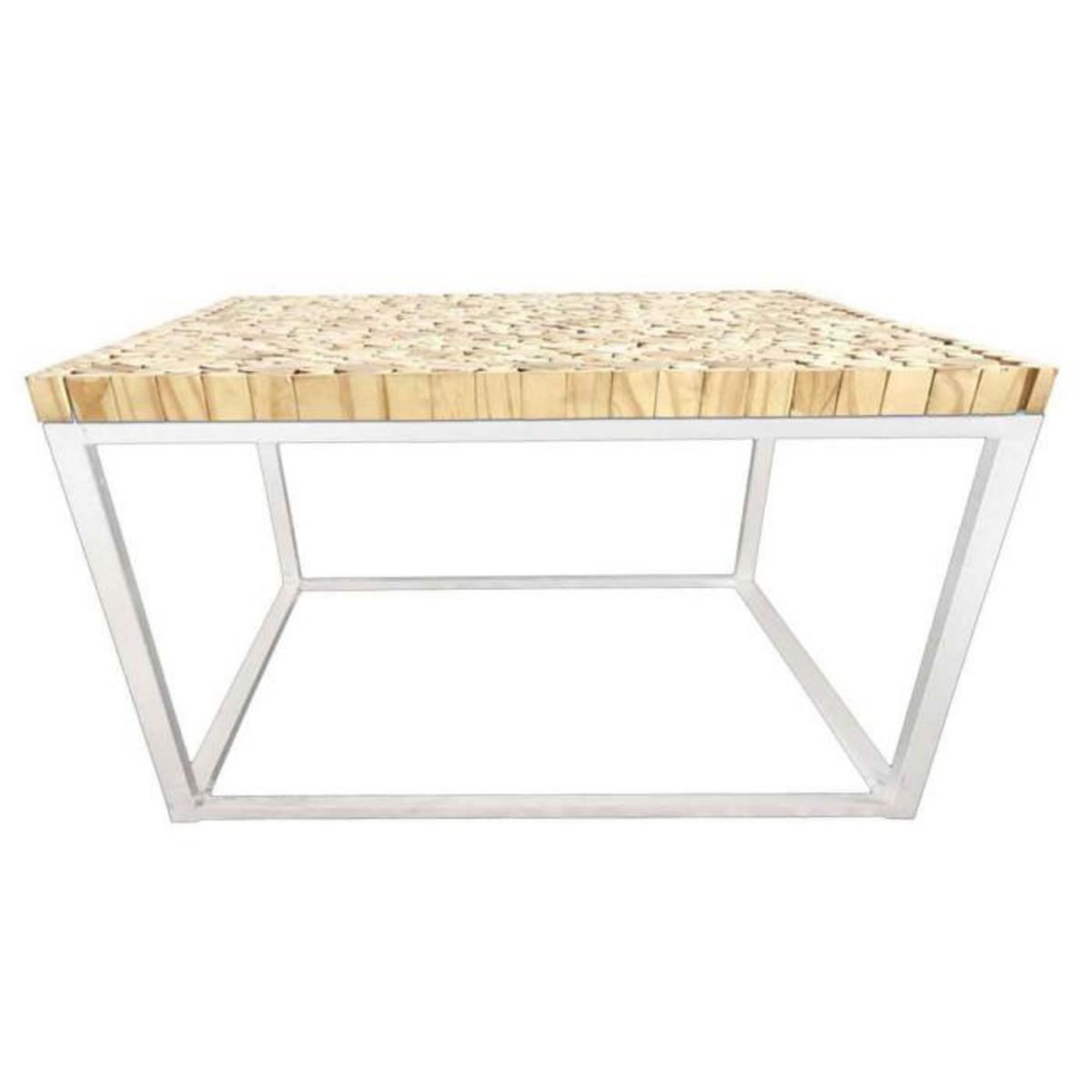 Paris Prix Console en Bois  Rondin  84cm Naturel