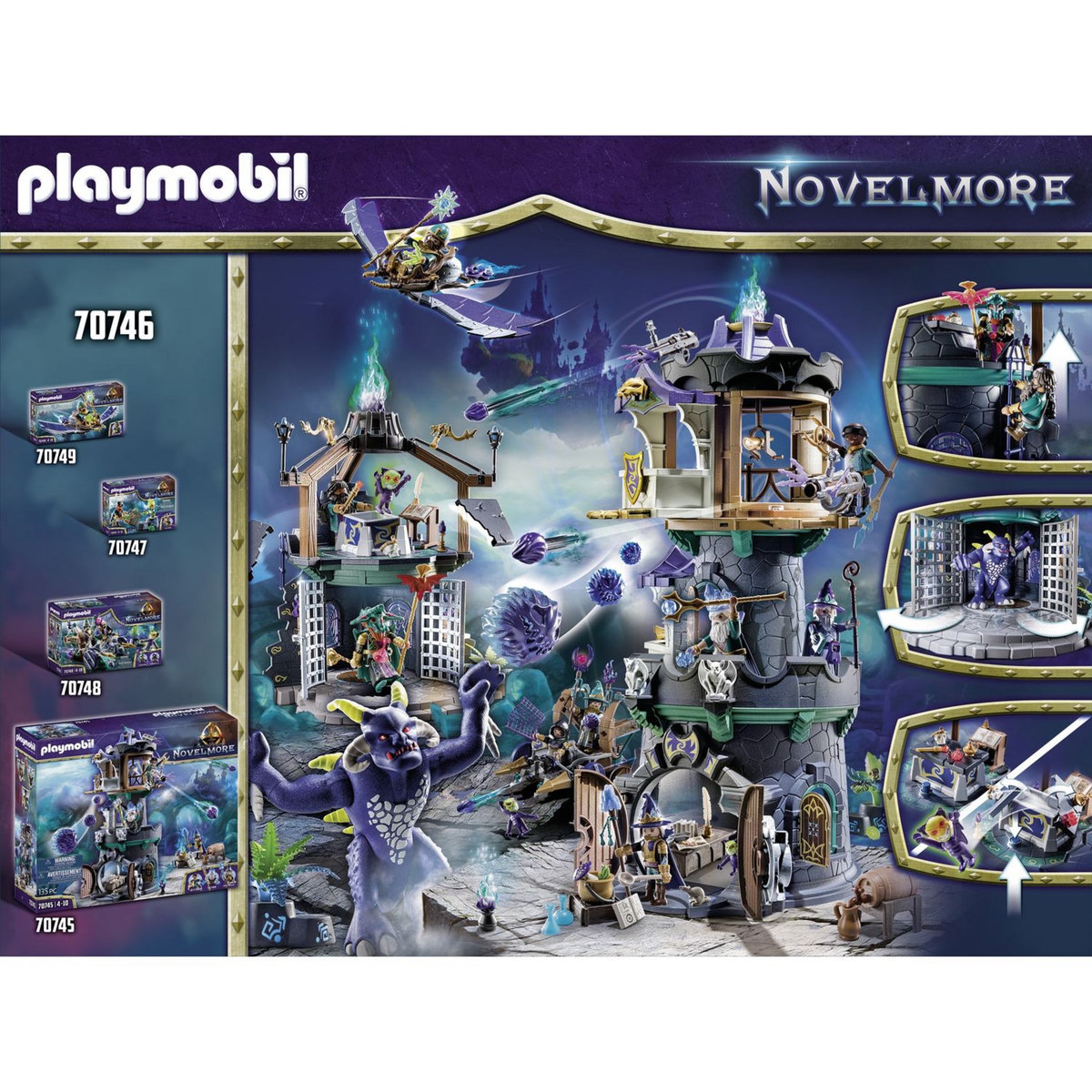 PLAYMOBIL 70746 Novelmore - Violet Vale - Portail des démons