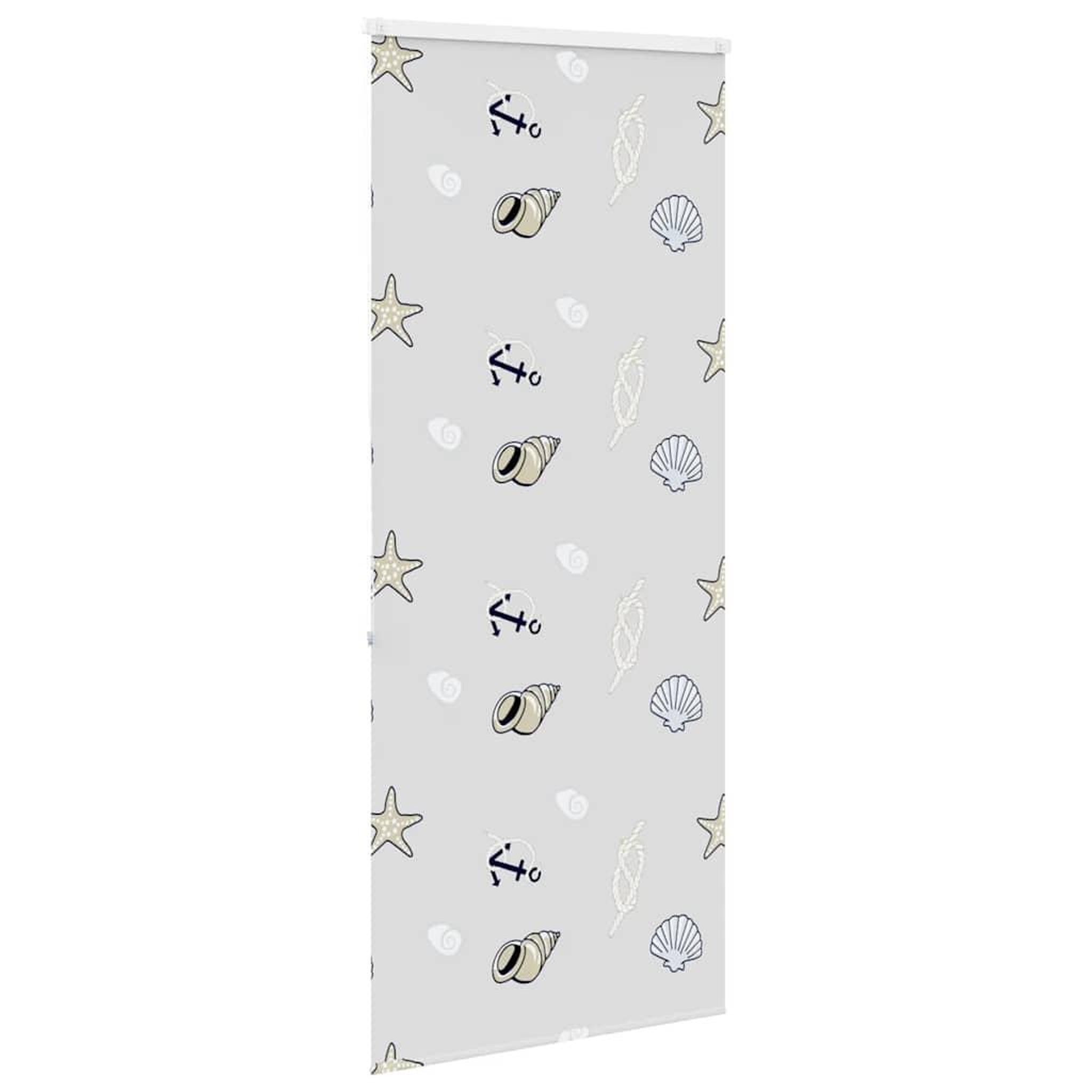 Voir la diapositive 4 : VIDAXL Store enrouleur de douche avec cassette largeur du tissu 86 cm