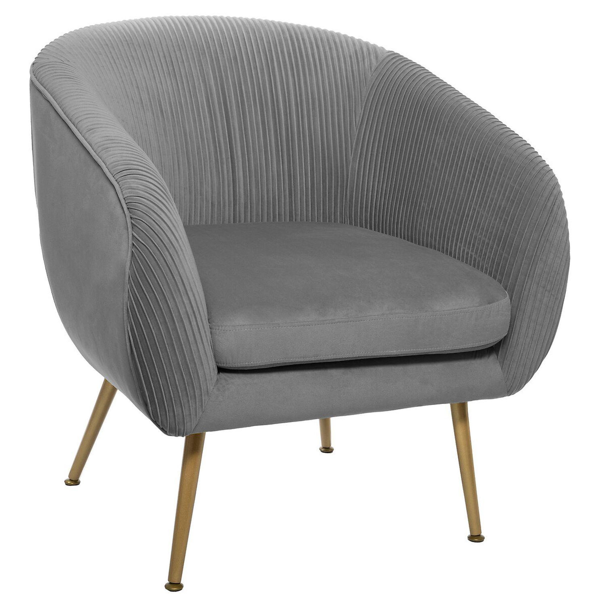 Voir la diapositive 1 : ATMOSPHERA Fauteuil en velours Solaro