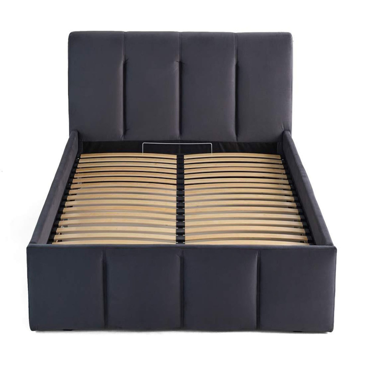 LISA DESIGN Elysia - lit coffre - 140x190 - en velours - sommier inclus