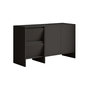 Voir la diapositive 1 : Habitat et Jardin Buffet en bois  Laris 130  - 130 x 44 x 82 cm - Gris anthracite