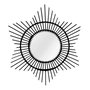 Voir la diapositive 1 : Paris Prix Miroir Mural Design en Rotin  Aina  52cm Noir
