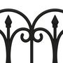 Voir la diapositive 5 : VIDAXL Bordures de pelouse 17 pcs Noir 10 m PP