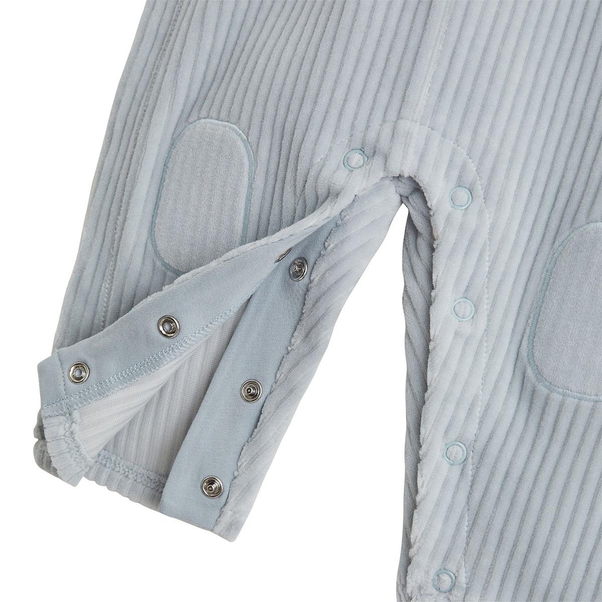 Voir la diapositive 5 : PETIT BEGUIN Ensemble salopette bébé en velours et t-shirt voix lactée