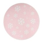 Paris Prix Tapis Rond Enfant Imprimé  Bambini VIII  160cm Rose