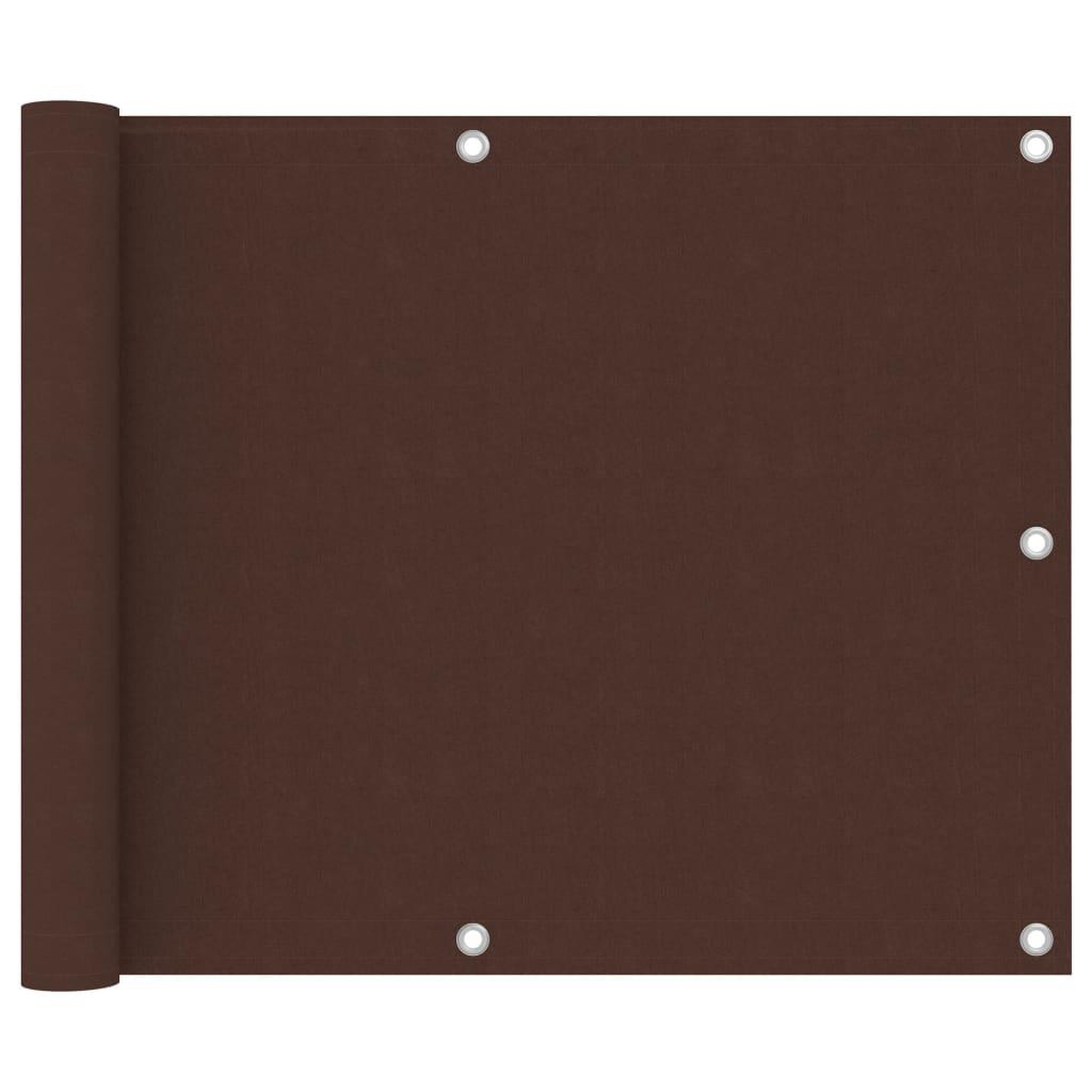Voir la diapositive 1 : VIDAXL Ecran de balcon Marron 75x500 cm Tissu Oxford