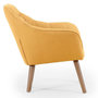 Voir la diapositive 3 : Paris Prix Fauteuil Scandinave Matelassé  Taon  83cm Jaune
