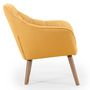 Voir la diapositive 3 : Paris Prix Fauteuil Scandinave Matelassé  Taon  83cm Jaune