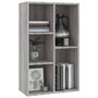 Voir la diapositive 4 : VIDAXL Bibliotheque/Buffet sonoma gris 50x25x80 cm bois d'ingenierie