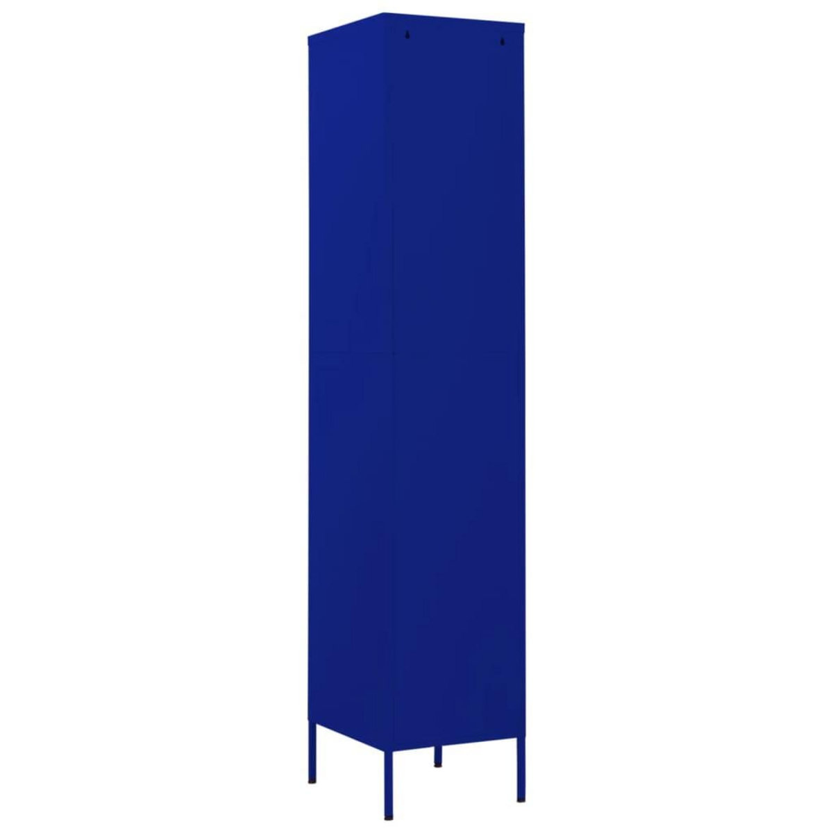 VIDAXL Armoire a casiers Bleu marine 35x46x180 cm Acier