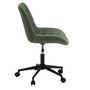 Voir la diapositive 6 : IDIMEX Chaise de bureau VASILO en velours côtelé