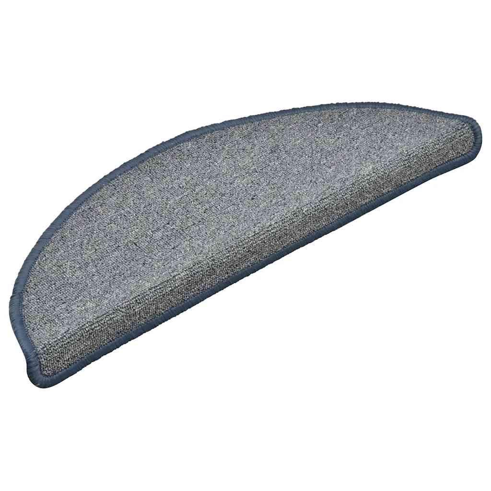 Voir la diapositive 2 : VIDAXL Tapis d'escalier 30 pcs gris clair et bleu 56x17x3 cm